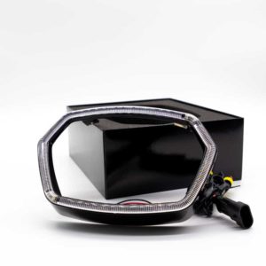 LED Koplamprand Vespa Sprint - Mat / Glans Zwart - Chroom - Carbon