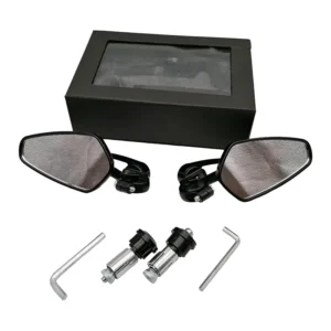 Handlebar End / Bar - End Mirror Set Universal Black
