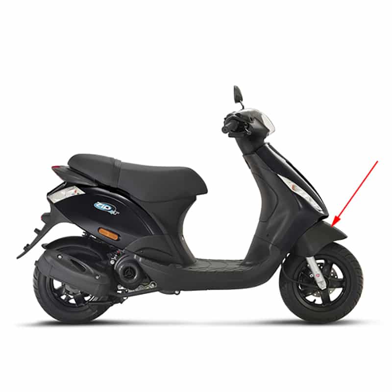 Original-Kotflügel - Piaggio Zip - Schwarz - 1B000996 – Bild 3