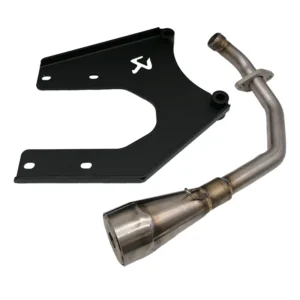 Akrapovic Black Edition Exhaust 50cc 80cc 4T4V JM Exhaust matte black suspension bracket
