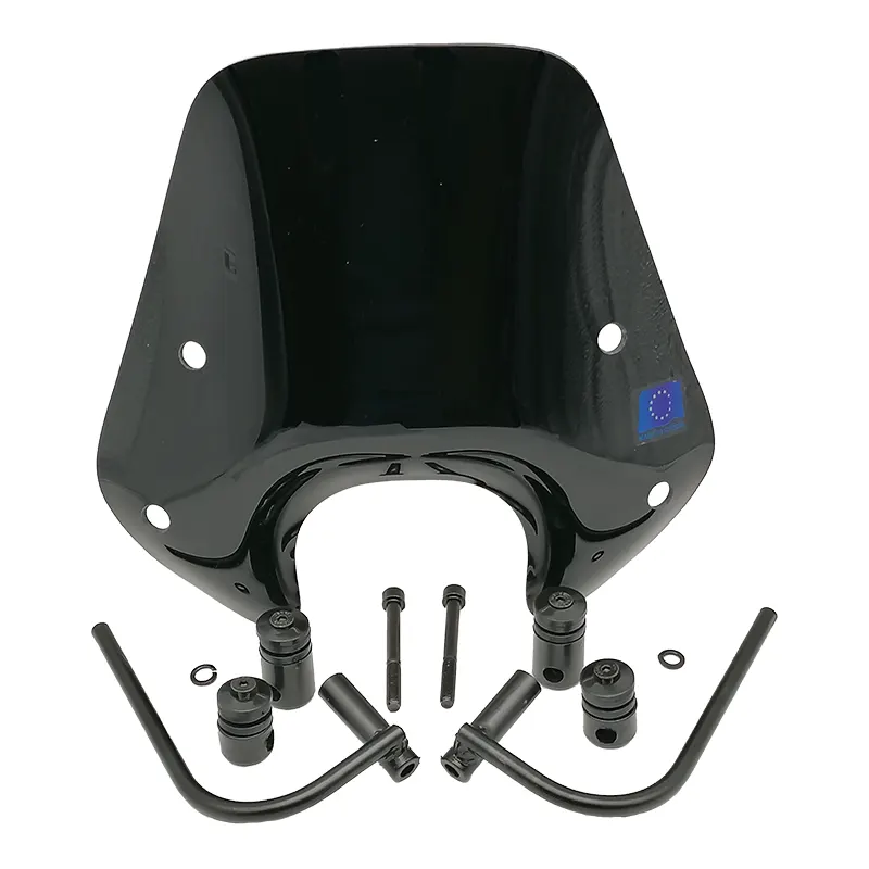 Roger Styling - Low Black Windshield for Piaggio Zip - Image 2