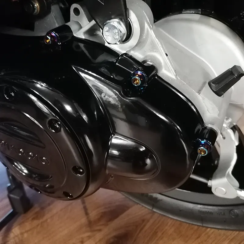 Flange Bolts - M6 x 30 - Crankcase Cover - Sprint / Primavera / Zip - Oil / Blue - per 10 pieces - Image 2