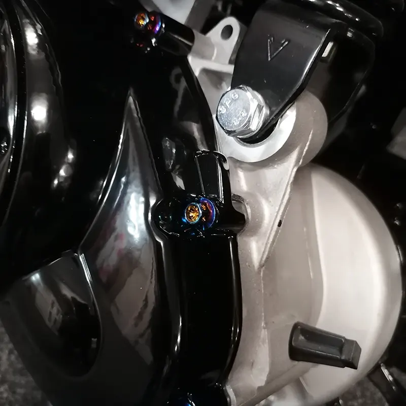 Flange Bolts - M6 x 30 - Crankcase Cover - Sprint / Primavera / Zip - Oil / Blue - per 10 pieces - Image 3