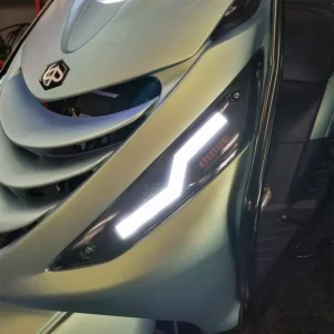 Power1 / EVO-1 - Lightning LED Front Turn Signals - Smoke - Piaggio Zip