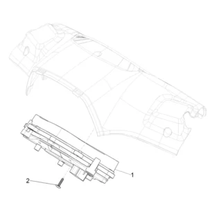37. Vespa Sprint 50 IGET 4T 3V Euro5 - 45 km/h - 2019-2022 - ZAPCD0101 - Onderdelen Kilometerteller
