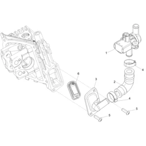 20. Vespa Sprint 50 IGET 4T 3V Euro5 - 45 km/h - 2019-2022 - ZAPCD0101 - Onderdelen SAS Klep