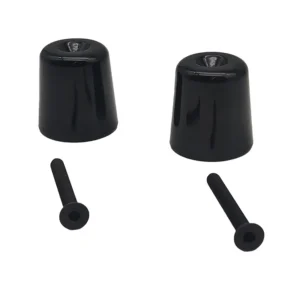 Stuurbalansgewichten / End-bars - Vespa GTS / GTV / Beverly - Matzwart / Glanszwart