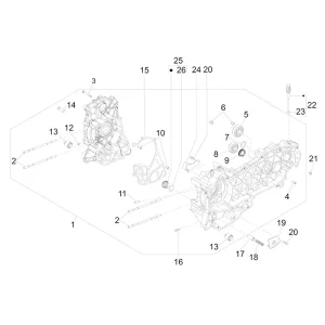 02. Vespa GTS 300 - Euro3 - 2012-2016 - ZAPM45202 - Carter