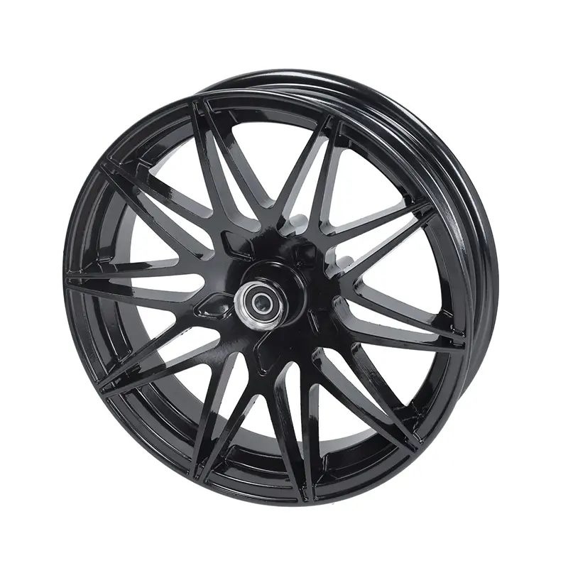 Fast Arrow Pro - Sportfelgen Piaggio Zip + Bremsscheibe + Gabelbeine - Schwarz glänzend oder matt - Vorne 12 Zoll / Hinten 11 Zoll – Bild 7