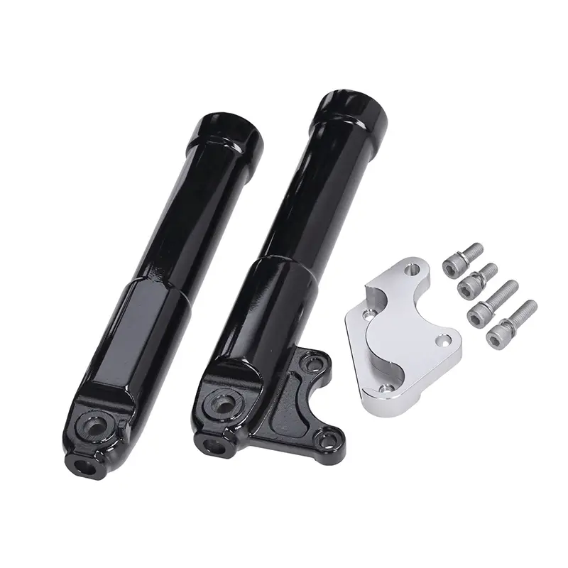 Fast Arrow Pro - Sportfelgen Piaggio Zip + Bremsscheibe + Gabelbeine - Schwarz glänzend oder matt - Vorne 12 Zoll / Hinten 11 Zoll – Bild 6