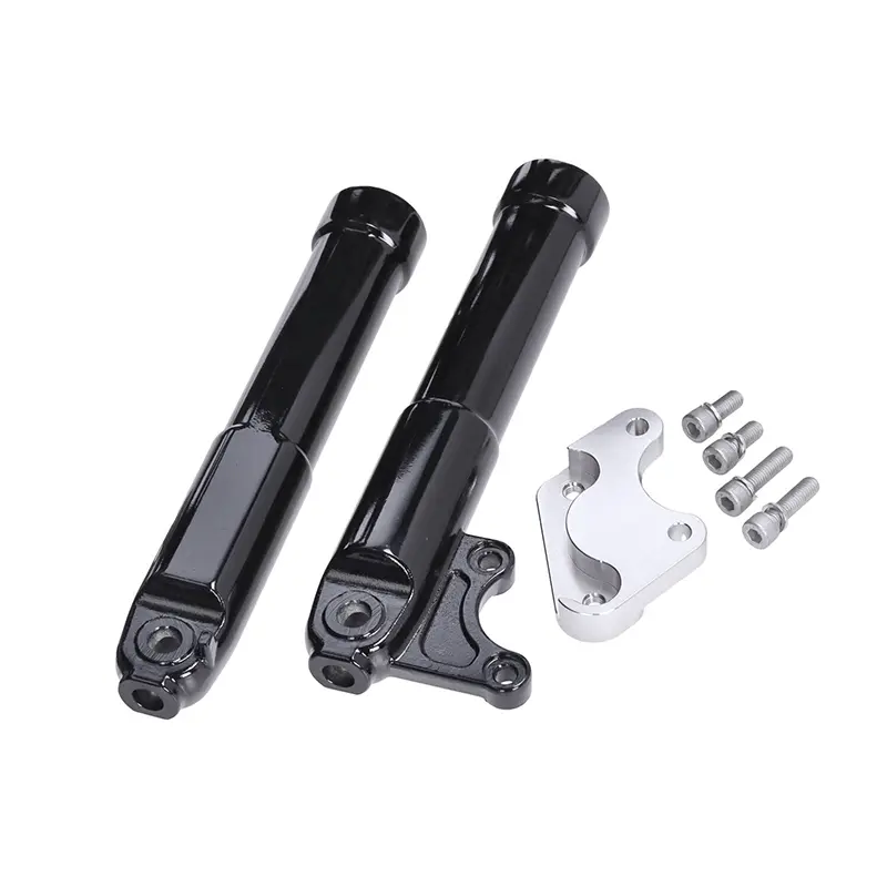 Fast Arrow Pro - Sportfelgen Piaggio Zip + Bremsscheibe + Gabelbeine - Schwarz glänzend oder matt - Vorne 12 Zoll / Hinten 11 Zoll – Bild 3