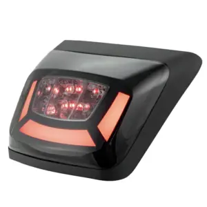 Zelioni LED Taillight - Vespa GTS / GTV - Models from 2023 - Smoke / Black - Red / Chrome