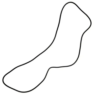 Originele Pakking Luchtfilterhuis- Vespa GTS / GTV - Piaggio X8 - 125cc ~ 300cc - 831995